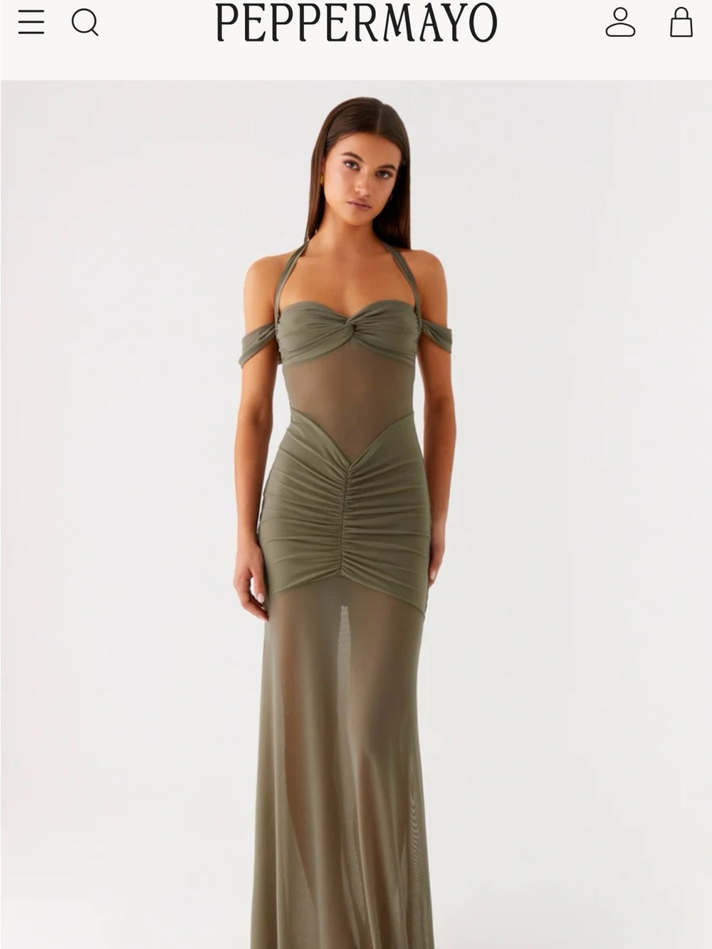 PEPPERMAYO Olive Maxi- size US 6